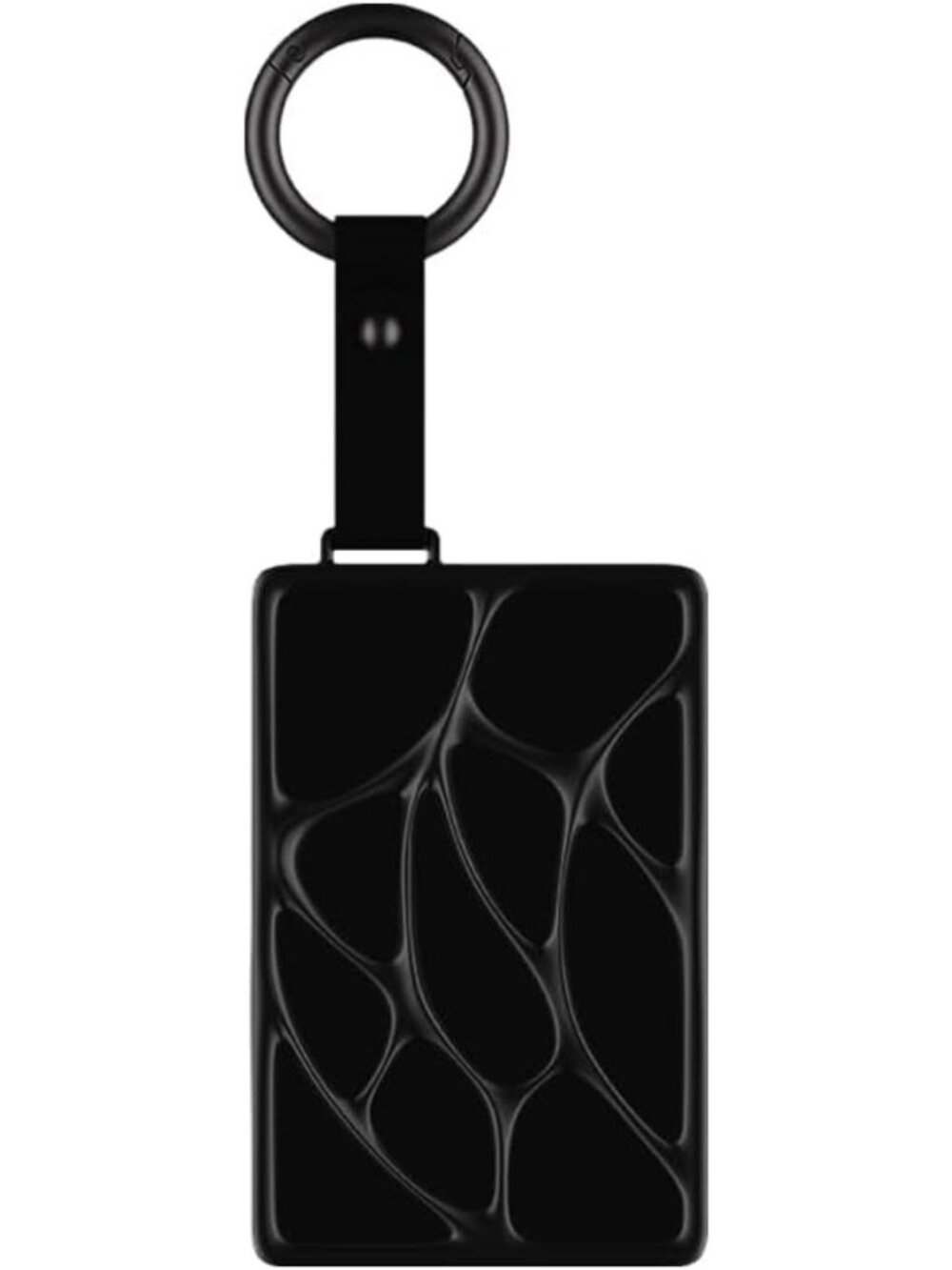 Sleek Black Car Key Card Holder | Stylish & Functional Key Organizer